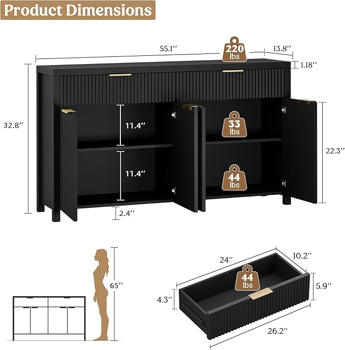 Buffet Cabinet with Storage